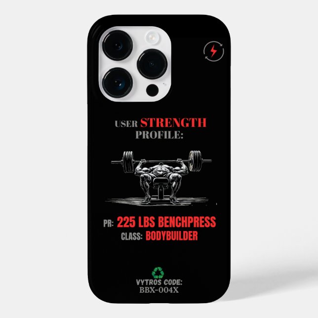 VYTROS "Strength Profile" iPhone 14 Case (Back)