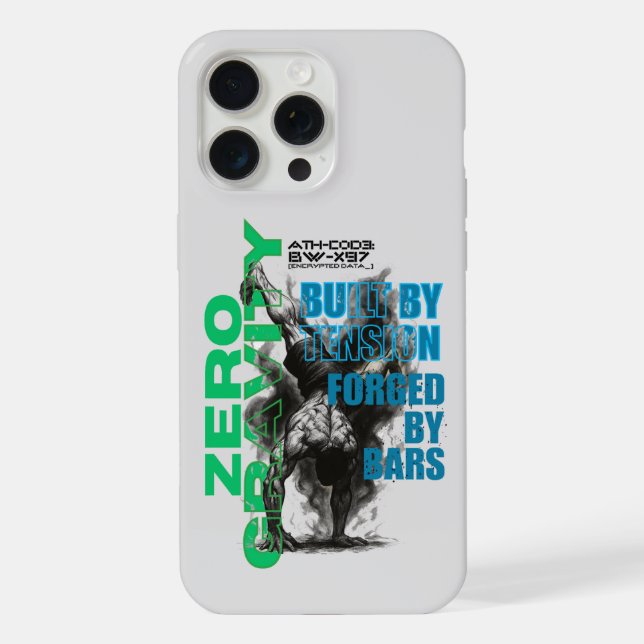 VYTROS "Zero Gravity" Calisthenics iPhone Case (Back)