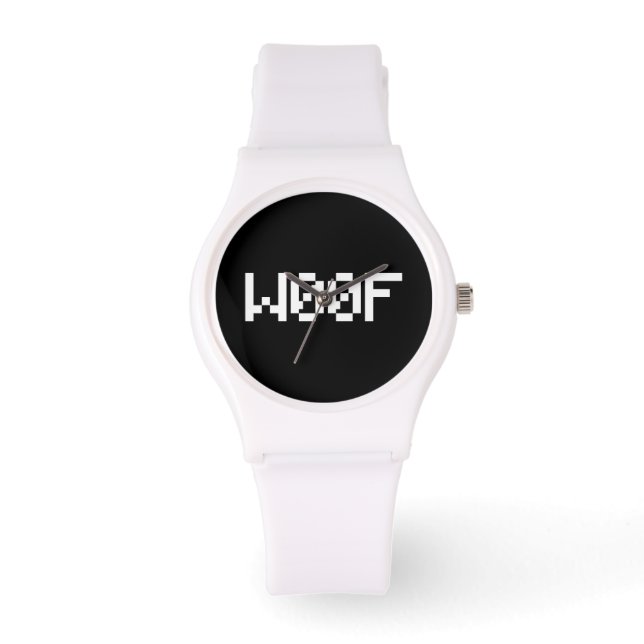 W00F [Leetspeak Animal Sounds] Watch (Front)