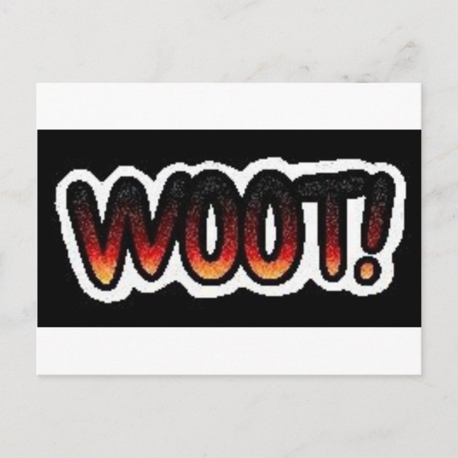 w00t postcard (Front)