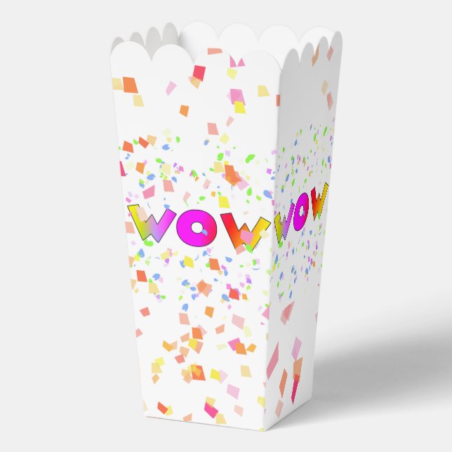 W0W White               Favour Box (Front)