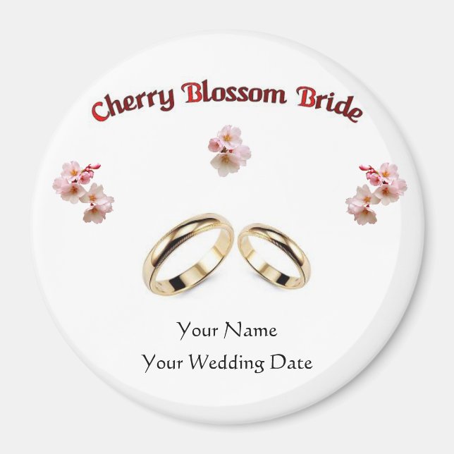 W34  Wedding Favour Magnet (Front)