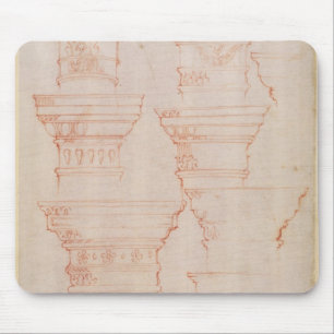 W.18v Study of column capitals Mouse Pad