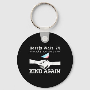 W 2024 Make America Kind Again Harris Waltz 24 Key Ring