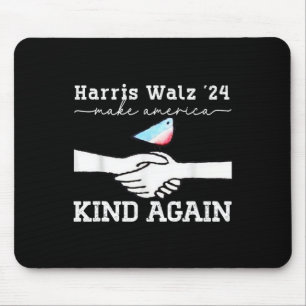 W 2024 Make America Kind Again Harris Waltz 24 Mouse Pad
