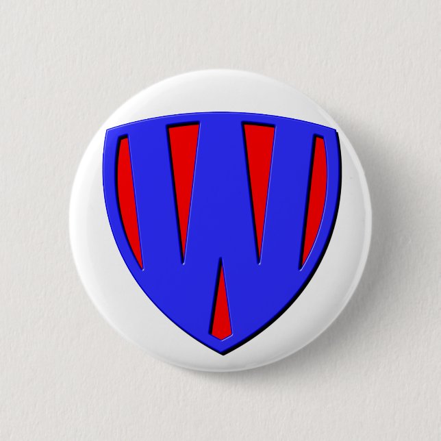 W 6 CM ROUND BADGE (Front)