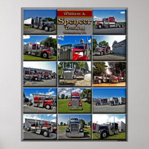 W. A. Spencer A Model Collage Poster