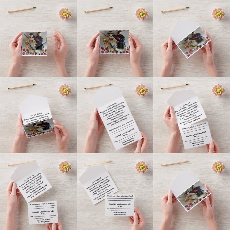 w all in one invitation