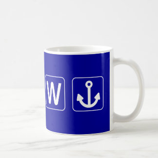 W Anchor Wanchor Funny Gift Coffee Mug