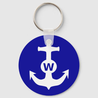 W Anchor Wanchor Insult Funny Gift Key Ring