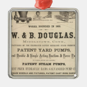 W and B Douglas Metal Ornament