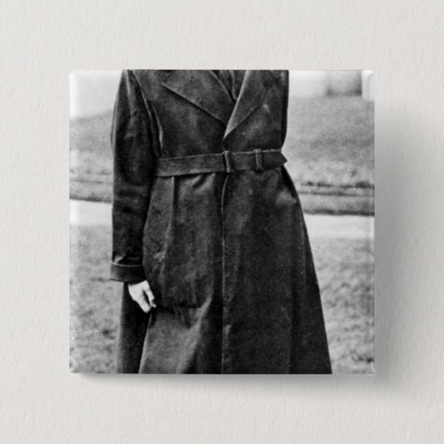 W.B. Yeats, 1923 15 Cm Square Badge (Front)
