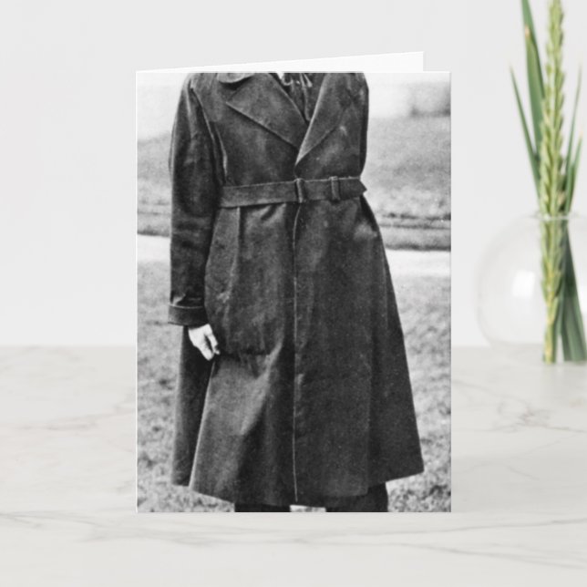 W.B. Yeats, 1923 Card (Front)