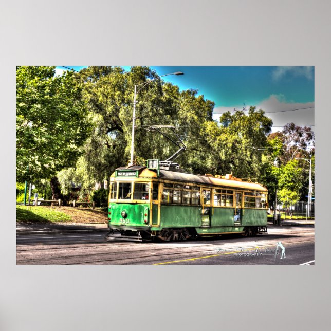 W Class Tram Poster (Front)