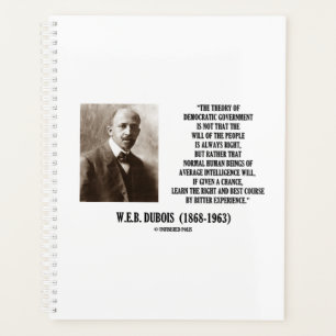W.E.B. Dubois Theory Of Democratic Government Planner