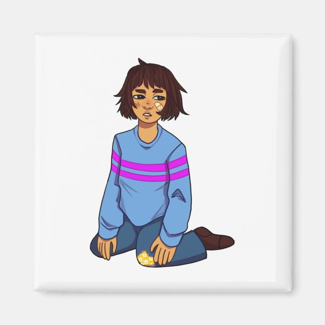 W Frisk Sticker  Magnet (Front)