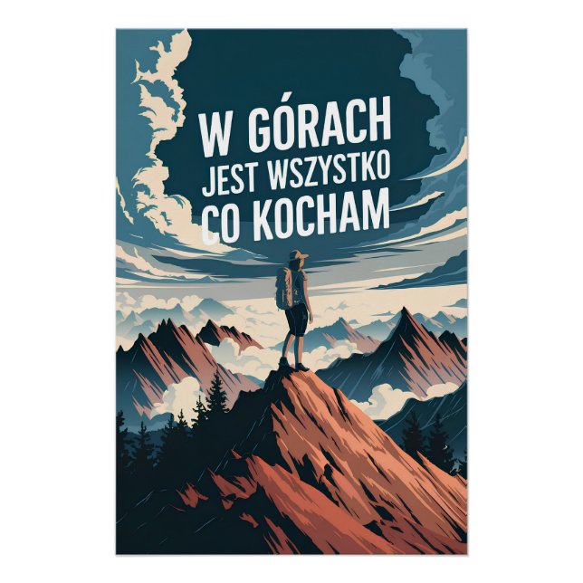 W górach jest wszystko co kocham poster (Front)