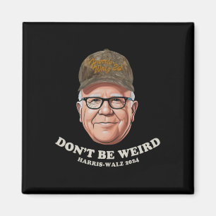 W-harris Camo Hat Don't Be Weird Midwest Harris-w  Magnet
