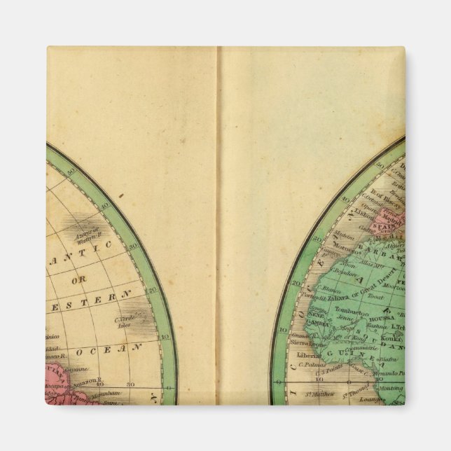 W Hemisphere, E Hemisphere Magnet (Front)