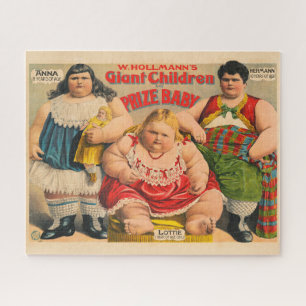 W. Hollmann's Giant Children And Prize Baby. Jigsaw Puzzle