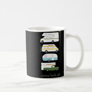 W Hook Up Funny Campervan Vanlife Rv Trailer Coffee Mug