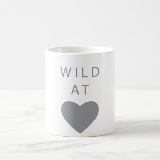 W I L D at heart grey Coffee Mug