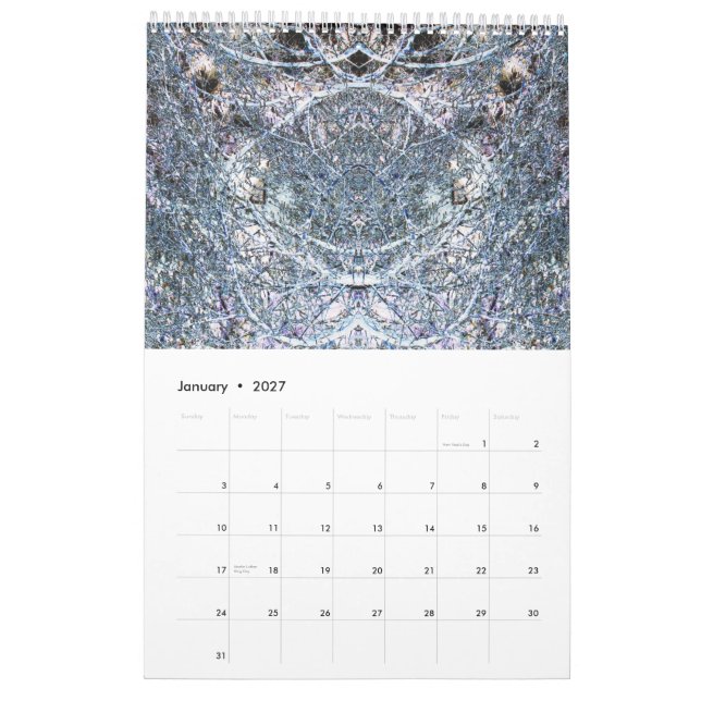 W i z a r d s calendar (Jan 2027)