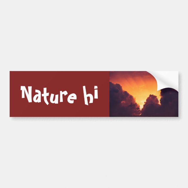 w in weather bumper sticker (Front)