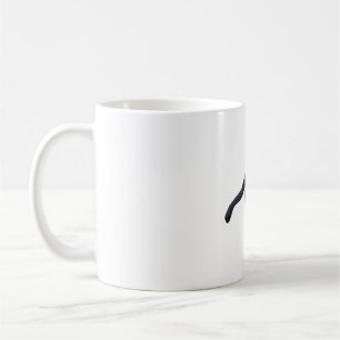 W is for White Cheeked Gibbon Coffee Mug