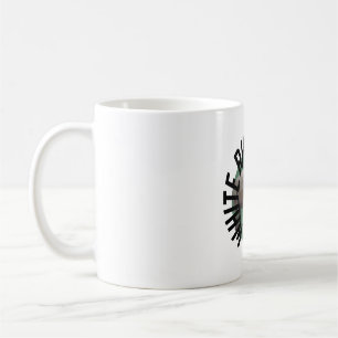 W is for White Rhino Keeper Coffee Mug