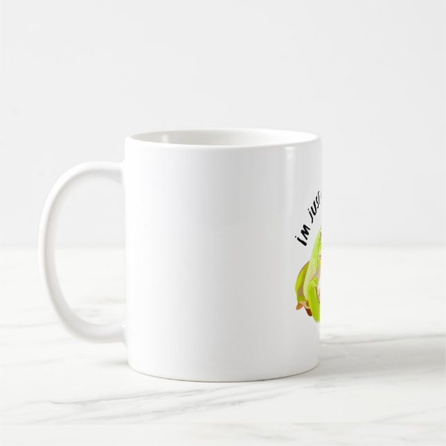 W is for Whites Tree Frog Coffee Mug (Left)