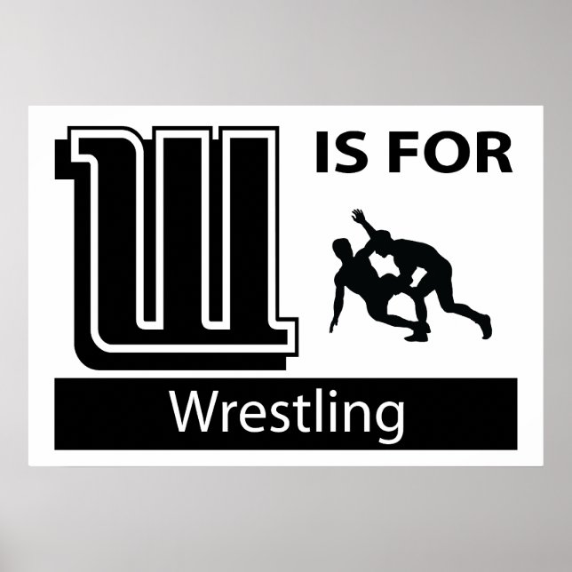 W Is For Wrestling Poster (Front)