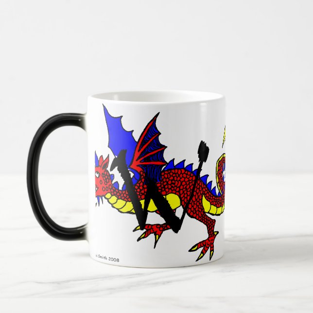 W is for Wyvern Magic Mug (Left)