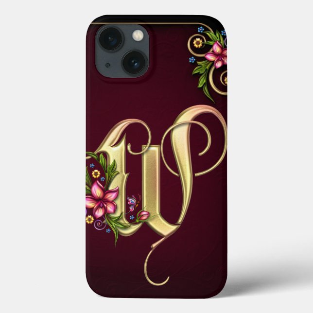 W Monogram iPad Air Case (Back)