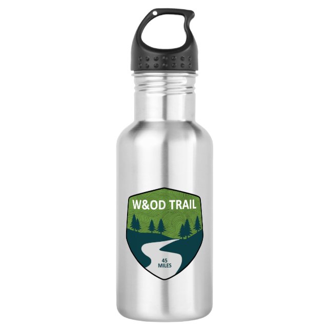 W&OD Trail 532 Ml Water Bottle (Front)