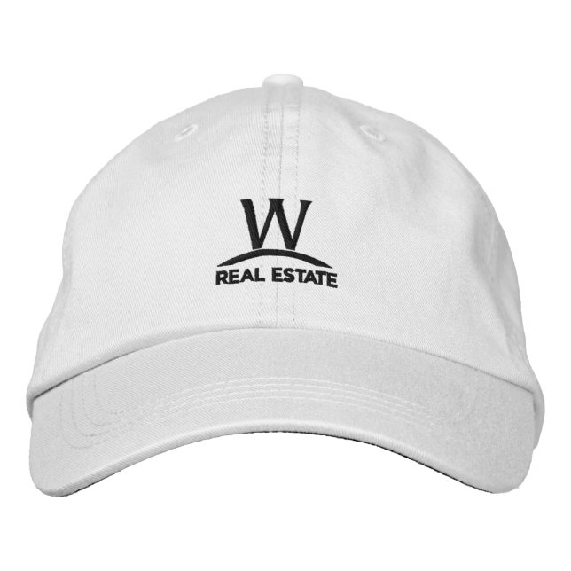 W Real Estate Embroidered Hat (Front)
