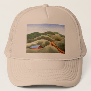 W.VA. Hills country roads landscape Hat