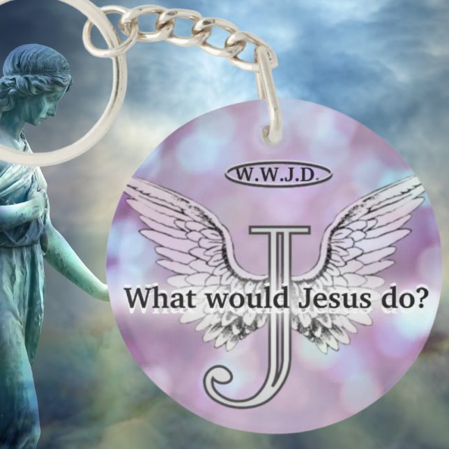W.W.J.D What would Jesus do? Key Ring (Creator Uploaded)
