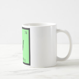 W - Windsurfing Sports Chemistry Periodic Table Coffee Mug