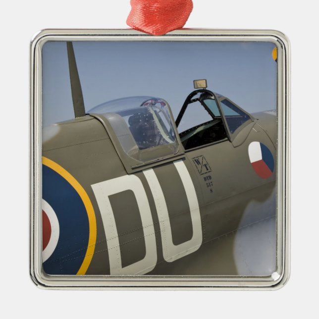 WA, Arlington, Arlington Fly-in, World War II 5 Metal Ornament (Front)