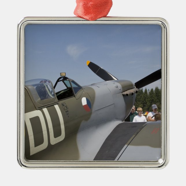 WA, Arlington, Arlington Fly-in, World War II 6 Metal Ornament (Front)