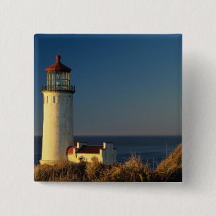WA, Cape Disappointment State Park, North Head 15 Cm Square Badge
