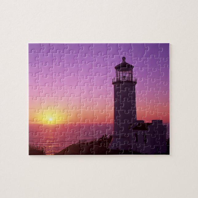 WA, Cape Disappointment State Park, North Head 2 Jigsaw Puzzle (Horizontal)