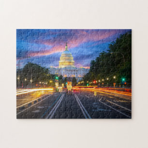 WA DC Cityscape Washington DC Getaway Cityscape Co Jigsaw Puzzle