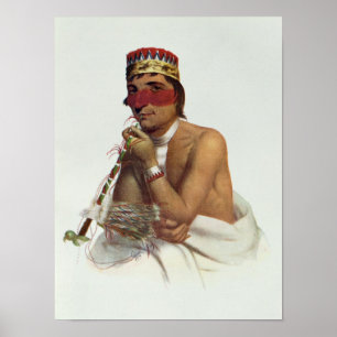 Wa-Em-Boesh-Kaa, a Chippeway Chief Poster