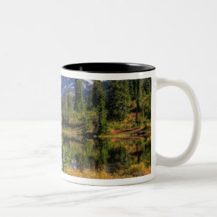 WA, Heather Meadows Recreation Area, Mt. 2 Two-Tone Coffee Mug