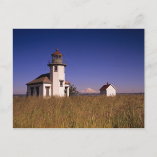 WA, Maury Island, Point Robinson Lighthouse, Postcard