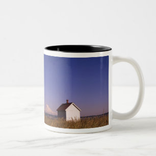 WA, Maury Island, Point Robinson Lighthouse, Two-Tone Coffee Mug