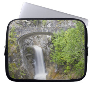 WA, Mount Rainier National Park, Christine Falls Laptop Sleeve