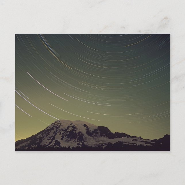 WA, Mount Rainier National Park, Mount Rainier, Postcard (Front)